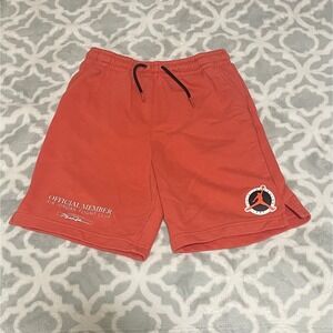 Jordan Flight‎ Club Shorts Coral Official Member Youth Size L 12-13 Years